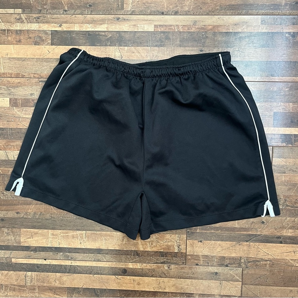 Steve & Barry’s Y2K Dry Performance Athletic Shorts Black Sz M